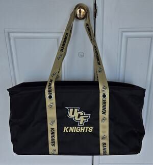 🏈LOGO BRANDS UCF Knights Florida Crosshatch Picnic Caddy Tote New
